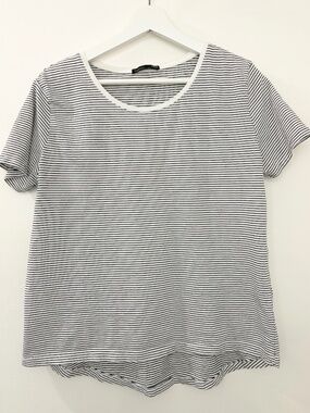 ZARA black and white short sleeve t-shirt